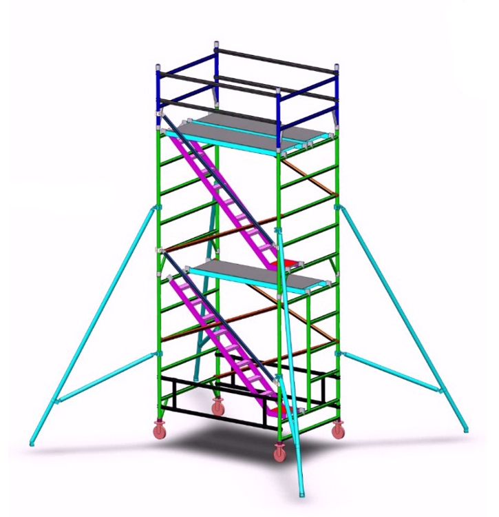 aluminium Industrial scaffold tower