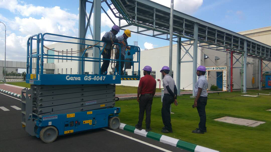 Battery Operated Scissor Lift